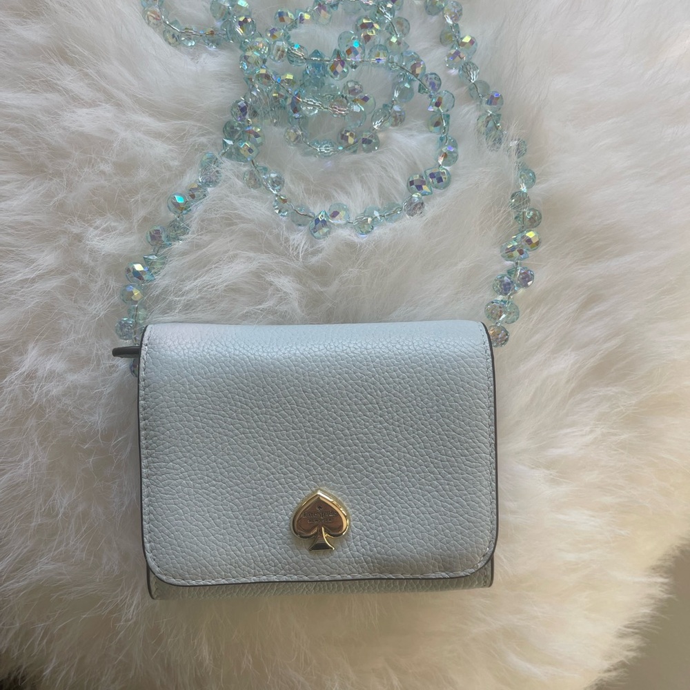 Elegant White Leather Crossbody Bag